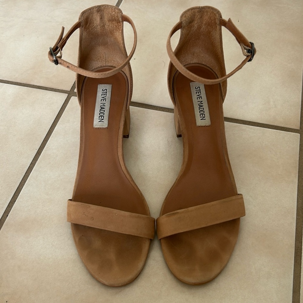Steve Madden IRENEE TAN NUBUCK Size 8